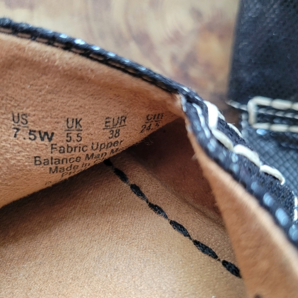 NATURALIZER | SLINGBACK ESPADRILLE PEEP TOE WEDGE HEEL SANDAL, 7.5 - Picture 9 of 9